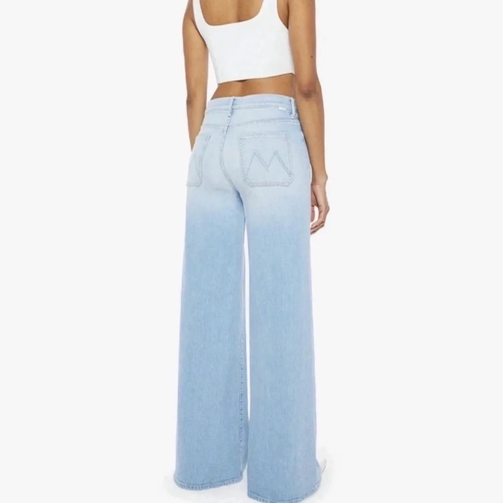New $268 Mother Patch Pocket Undercover Sneak Jeans Friendly Reminder 28 NWT - Picture 3 of 10